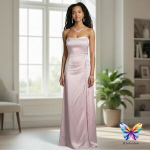 Aspeed Elegant Pink Strapless Dress xxxl PTP 20”